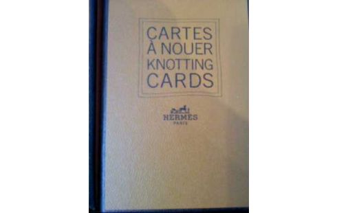 KARTEN <HERMES> ANLEITUNG TUCH BINDEN