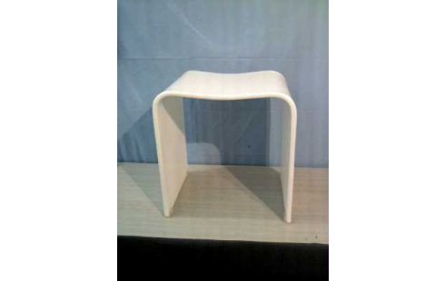 BADHOCKER WEIß KUNSTSTOFF