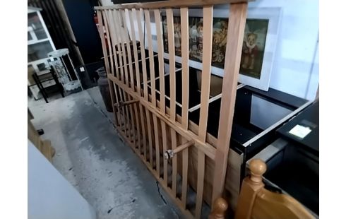 LIT 140X190+SOMMIER EN PIN