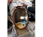 MIROIR BOIS OVALE