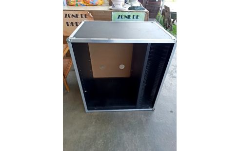 MEUBLE HIFI MÉLAMINE NOIR