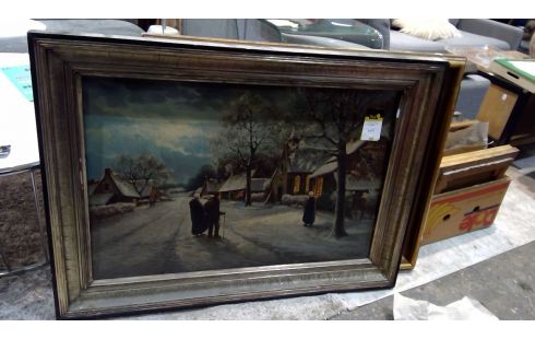 PEINTURE PAYSAGE ENNÉIGÉ