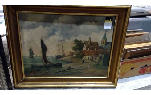 PEINTURE BORD DE MER EN L'ETAT