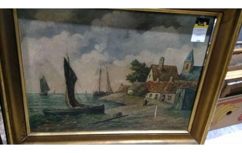 PEINTURE BORD DE MER EN L'ETAT