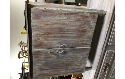 MEUBLE BAS PATINE 2 PORTES