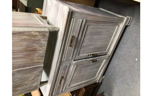 MEUBLE BAS PATINE 2 PORTES 2 TIROIRS