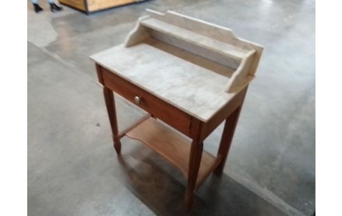 TABLE DE TOILETTE DESSUS MARBRE 1 TIROIR