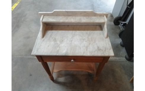 TABLE DE TOILETTE DESSUS MARBRE 1 TIROIR
