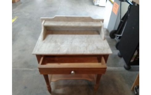 TABLE DE TOILETTE DESSUS MARBRE 1 TIROIR