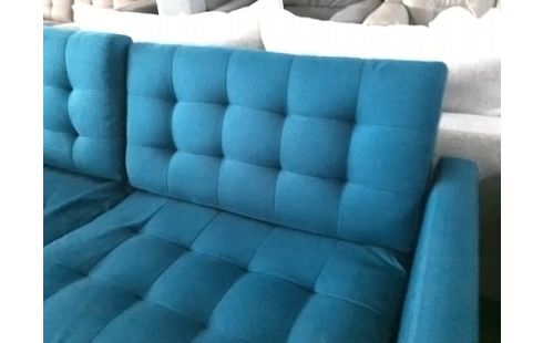 BANQUETTE CONVERTIBLE BLEUE