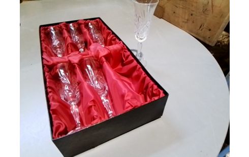 FLUTES A CHAMPAGNE BACCARAT X 6