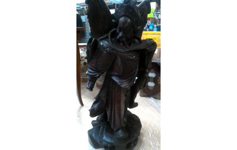 ESTATUA CHINO MADERA DE ROSAL