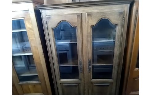 VITRINE BOIS RUSTIQUE