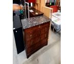 COMMODE DESSUS MARBRE + CLE