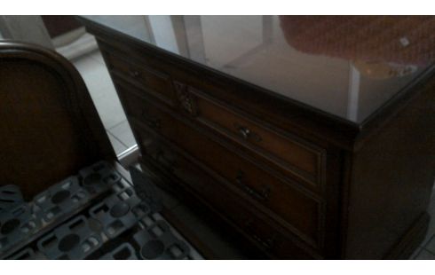 COMMODE MERISIER 3 TIROIRS