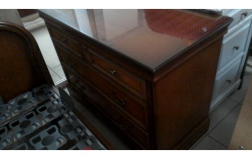 COMMODE MERISIER 3 TIROIRS