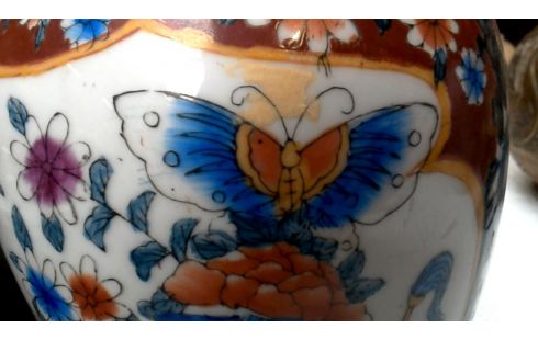 VASE ÖSTLICHER/-ES MET, , SCHMETTERLING