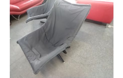 FAUTEUIL pivotant tissu gris FAUTEUIL PIVOTANT TISSU GRIS