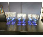VERRES X 18 PIED BLEU