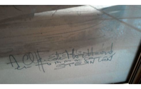 DESSIN  PAYSAGE  SIGNE  STEINLEN