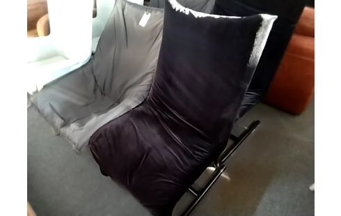 CHAISE longue tissu noir CHAISE LONGUE TISSU NOIR