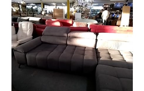 CANAPE ANGLE DROIT ANTHRACITE 320X220 ELECTRIQUE