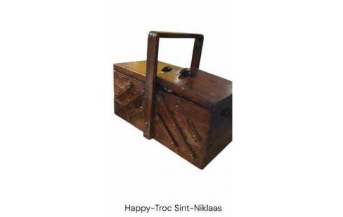 NÄHKÖRBCHEN IM VINTAGE-STIL, , HOLZ