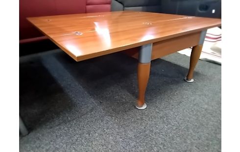 TABLE BASSE HETRE ABATTANTS