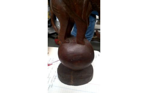 STATUE, , ELEPHANT, , BOIS