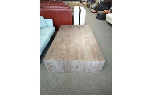 TABLE BASSE PATINE GRISE