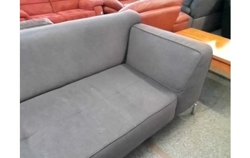 CANAPE D'ANGLE TISSU GRIS (QLQS TACHES)