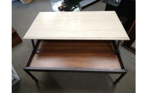 TABLE BASSE REHAUSSABLE PIED FF