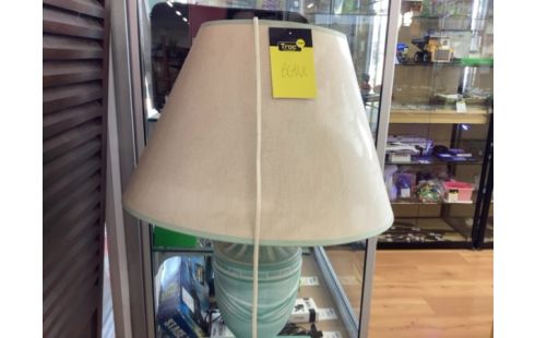 COLONNE BLEUE + LAMPE