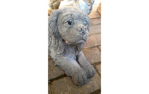 TUINBEELD BETON HOND