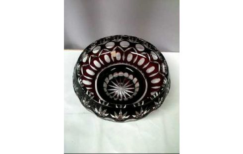 SCHALE BLEIKRISTALL ROT MUSTER