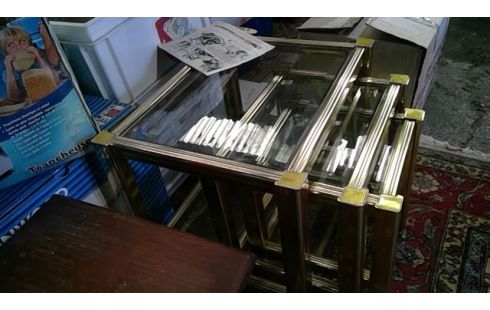 TABLES GIGOGNES DOREES