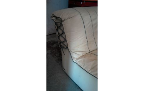 CANAPE + 2 FAUTEUILS CUIR  JIP   VINTAGE
