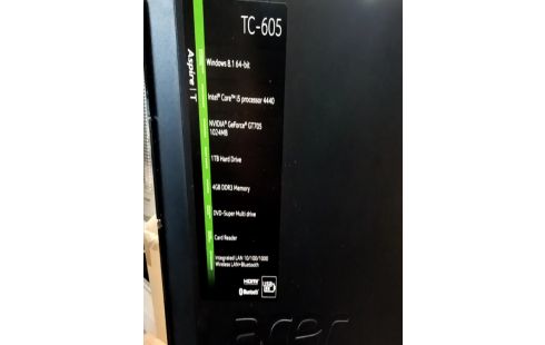 ORDINATEUR PC TOUR WINDOWS 8