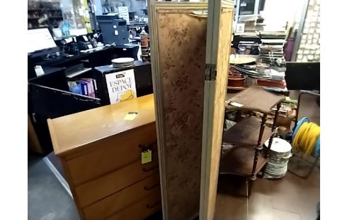 PARAVENT 3 PANNEAUX ANCIEN EN L ETAT