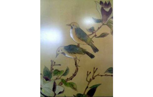 BILD IM RAHMEN ASIATISCH VÖGEL