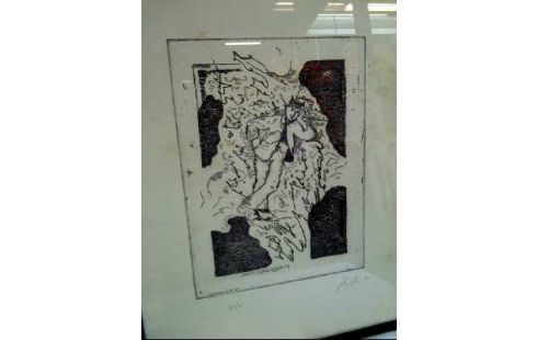 RADIERUNG SANDRO CHIA <MÖNCHENGLADBACH I> 1981