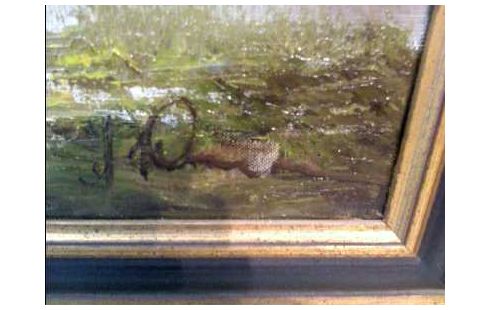 GEMÄLDE I.R. ALPEN <SIGNIERT>