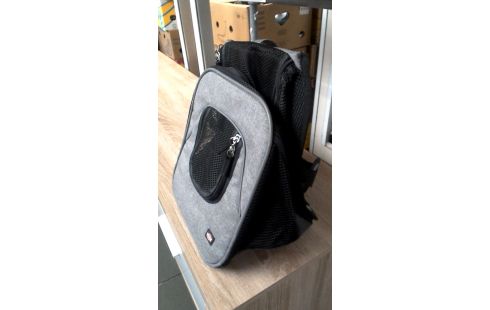 SAC A DOS GRIS NOIR POUR