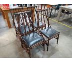 4 CHAISES ROTIN