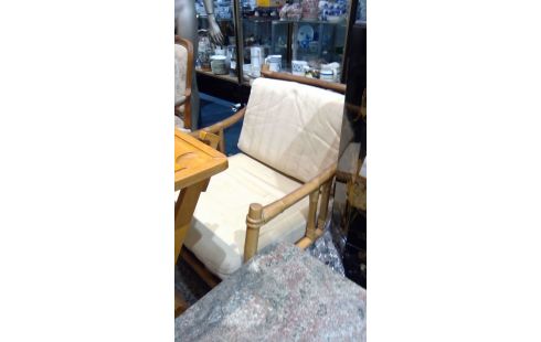 BANQUETTE BAMBOU +  FAUTEUIL