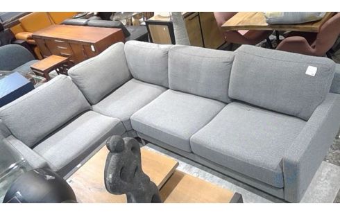 CANAPE D'ANGLE ROLF-BENZ TISSU GRIS