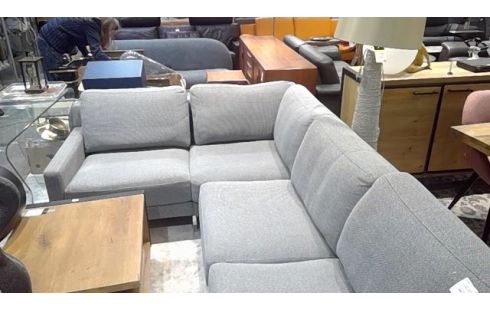 CANAPE D'ANGLE ROLF-BENZ TISSU GRIS