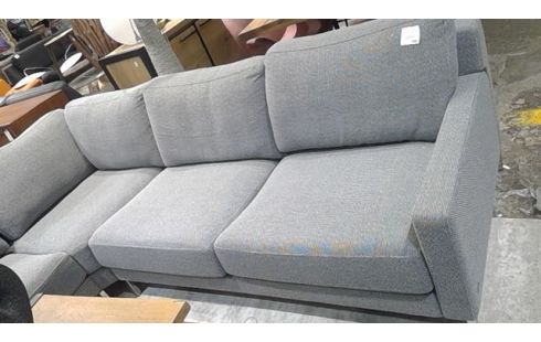 CANAPE D'ANGLE ROLF-BENZ TISSU GRIS