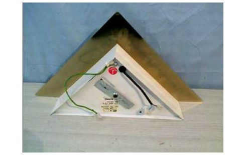 WANDLAMPE GOLDF. GLAS DREIECKIG <ALASKA LUX>