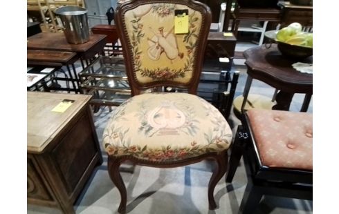 CHAISE DE STYLE TISSU DECOR INSTRUMENTS